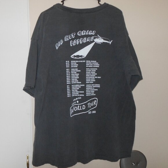 Red Hot Chilli Peppers tshirt floral unlimitrd love tour 2x - Picture 4 of 6